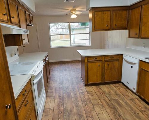 Interior, Kitchen, Wood Texture Flooring
