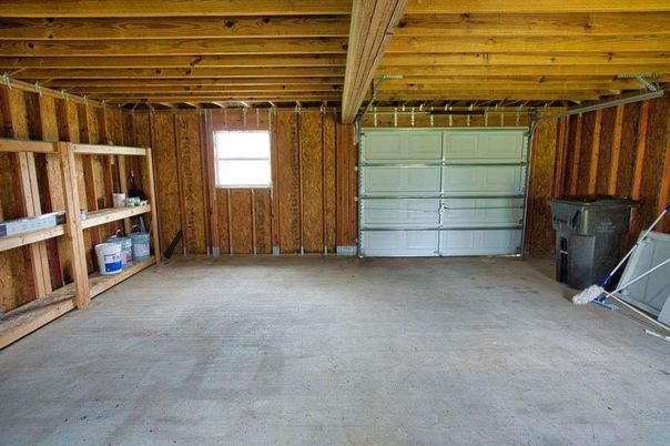 Garage, Interior, Wooden Beams, Wooden Ceilings, Wooden Walls