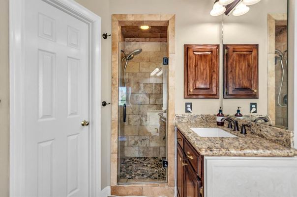 Bathroom, Glass Shower, Interior