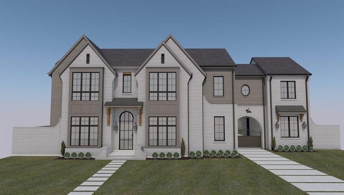Exterior, Facade, French Provincial