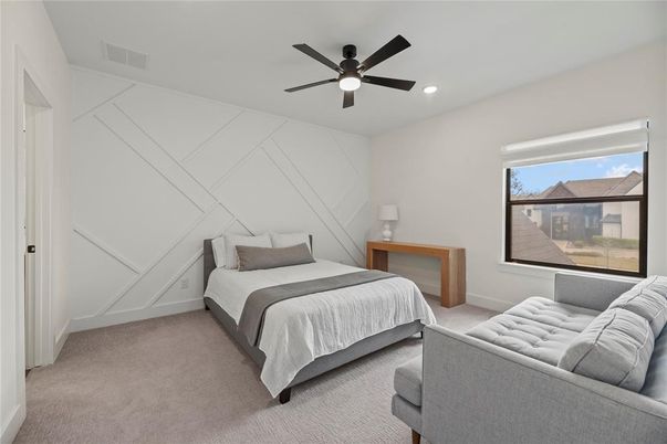 Bedroom, Interior, Recessed Lighting