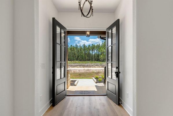 Interior, Pendant Lights, Wood Texture Flooring