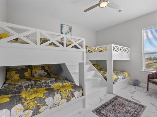 Bedroom, Interior, Marble, Recessed Lighting