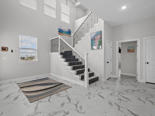 Interior, Marble, Recessed Lighting