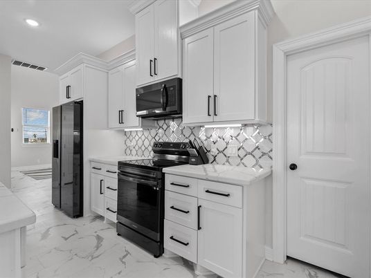 Interior, Kitchen, Marble, Recessed Lighting
