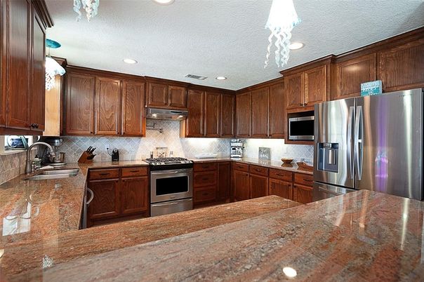 Interior, Kitchen, Recessed Lighting, Stainless Steel Appliances