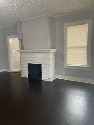 Empty room, Fireplace, Interior, Wood Texture Flooring