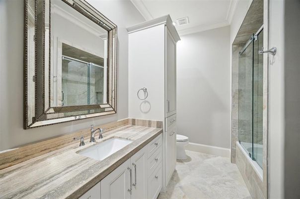 Bathroom, Glass Shower, Interior