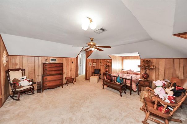 Bedroom, Interior, Wooden Walls