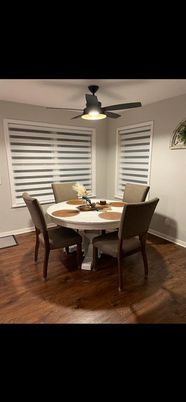 Dining room, Interior, Wood Texture Flooring