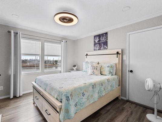 Bedroom, Interior, Wood Texture Flooring