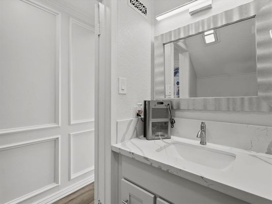Bathroom, Interior, Wood Texture Flooring