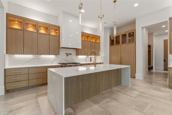 Interior, Kitchen, Pendant Lights, Recessed Lighting