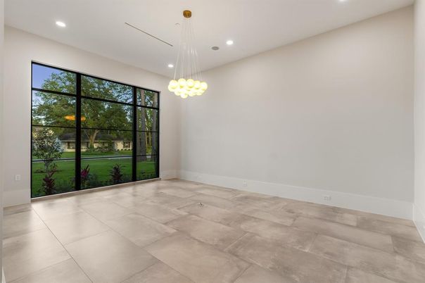 Empty room, Interior, Pendant Lights, Recessed Lighting