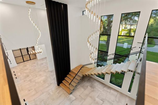 Interior, Pendant Lights, Wood Texture Flooring