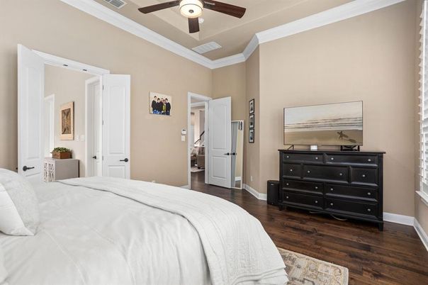 Bedroom, Interior, Wood Texture Flooring
