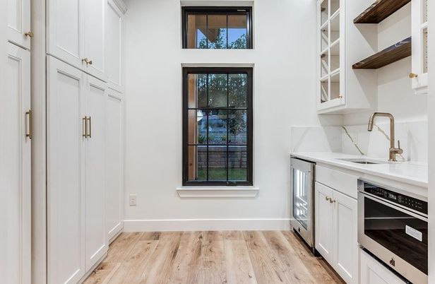 Interior, Kitchen, Wood Texture Flooring