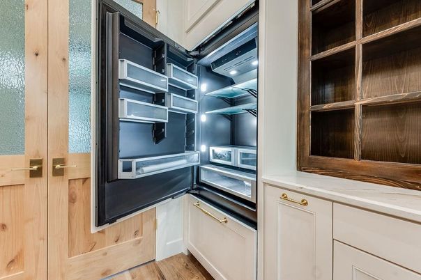Interior, Kitchen, Wood Texture Flooring
