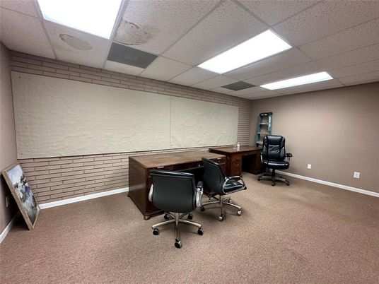 Home Office, Interior, Recessed Lighting