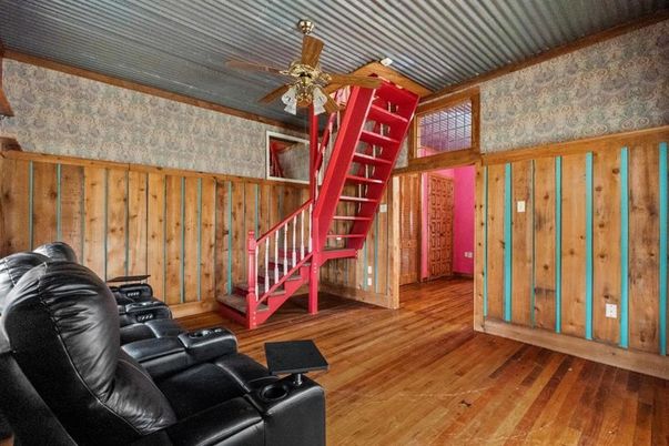 Interior, Wood Texture Flooring, Wooden Walls
