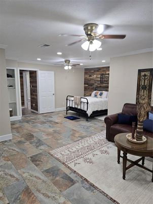Bedroom, Interior, Recessed Lighting