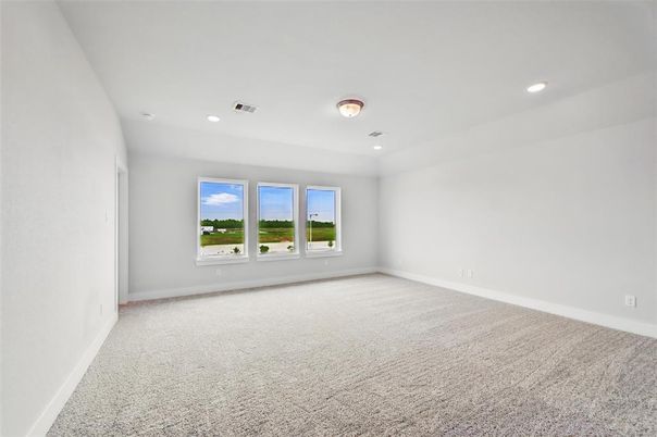 Empty room, Interior, Recessed Lighting