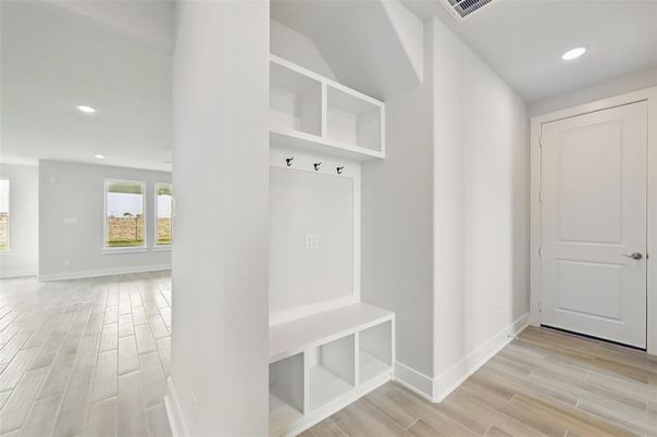 Interior, Recessed Lighting, Wood Texture Flooring