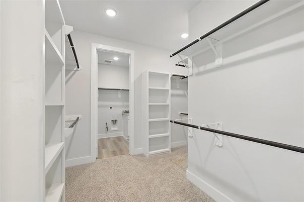 Interior, Recessed Lighting, Walk-in Closets, Wood Texture Flooring
