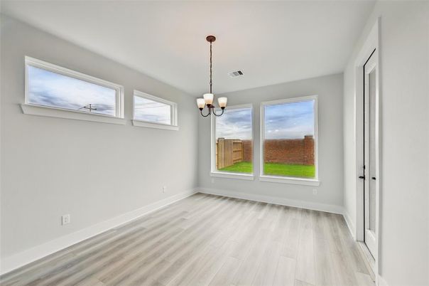 Chandelier, Empty room, Interior, Pendant Lights, Wood Texture Flooring
