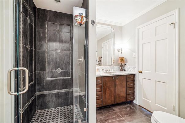 Bathroom, Glass Shower, Interior