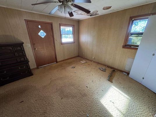 Empty room, Interior, Wooden Walls