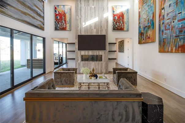Fireplace, Interior, Living room, Wood Texture Flooring