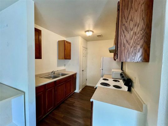 Interior, Kitchen, Wood Texture Flooring
