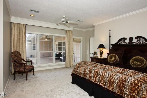 Bedroom, Interior, Recessed Lighting