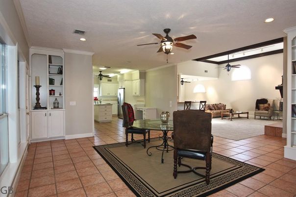 Dining room, Interior, Kitchen, Recessed Lighting