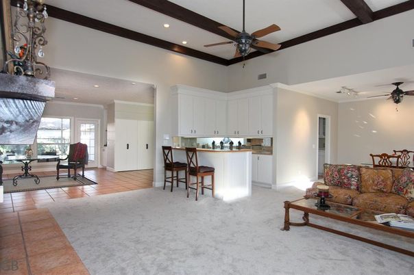 Interior, Kitchen, Living room, Recessed Lighting