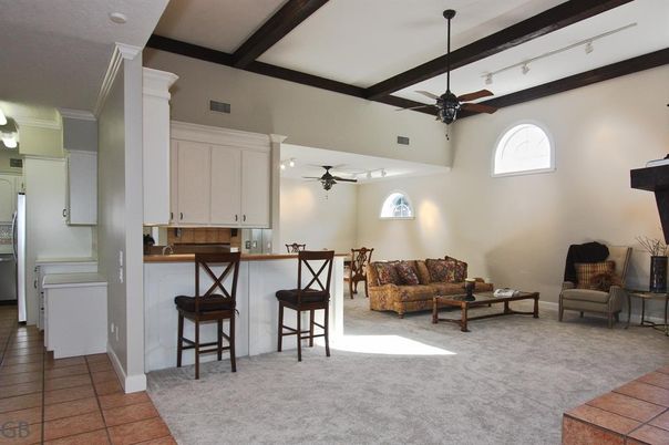 Interior, Living room, Recessed Lighting