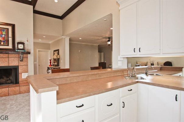 Fireplace, Interior, Recessed Lighting
