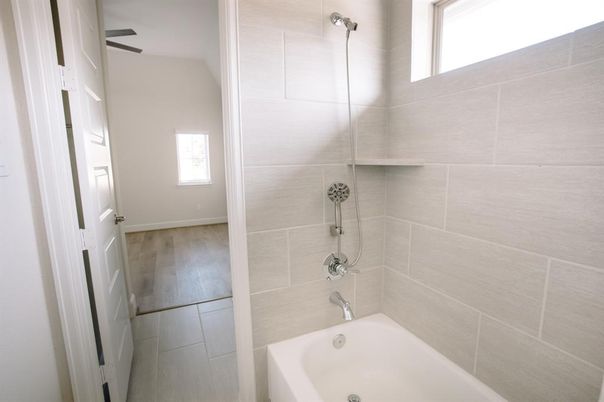 Bathroom, Interior, Wood Texture Flooring