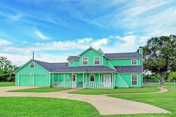 Attached, Backyard, Exterior, Facade, Farmhouse