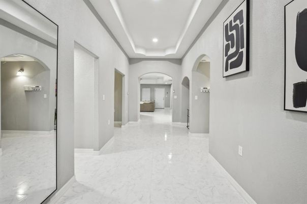 Interior, Marble, Recessed Lighting