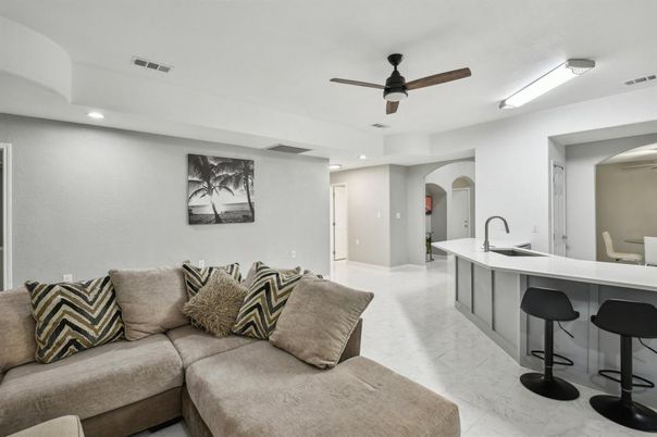 Interior, Living room, Marble, Recessed Lighting