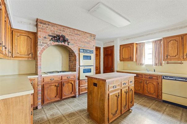 Interior, Kitchen, Stone Walls