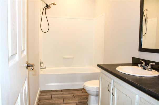 Bathroom, Interior, Wood Texture Flooring