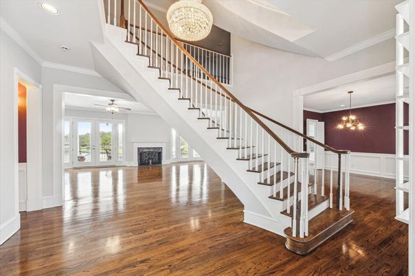 Chandelier, Interior, Pendant Lights, Recessed Lighting, Wood Texture Flooring