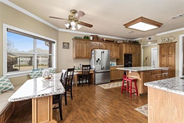 Dining room, Interior, Kitchen, Wood Texture Flooring