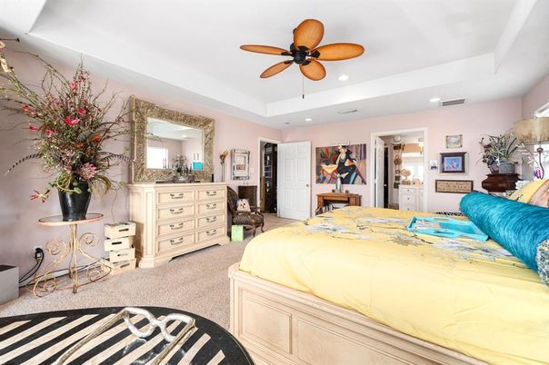 Bedroom, Interior, Recessed Lighting