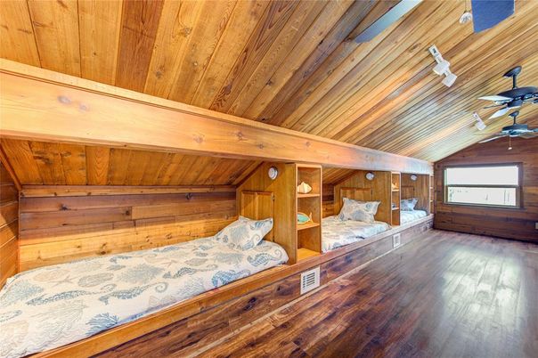 Bedroom, Interior, Wooden Beams, Wooden Ceilings, Wood Texture Flooring, Wooden Walls