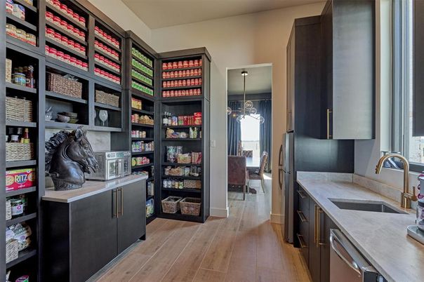 Chandelier, Interior, Kitchen, Pendant Lights, Wood Texture Flooring