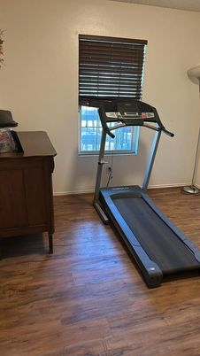 Fitness Equipment, Interior, Wood Texture Flooring